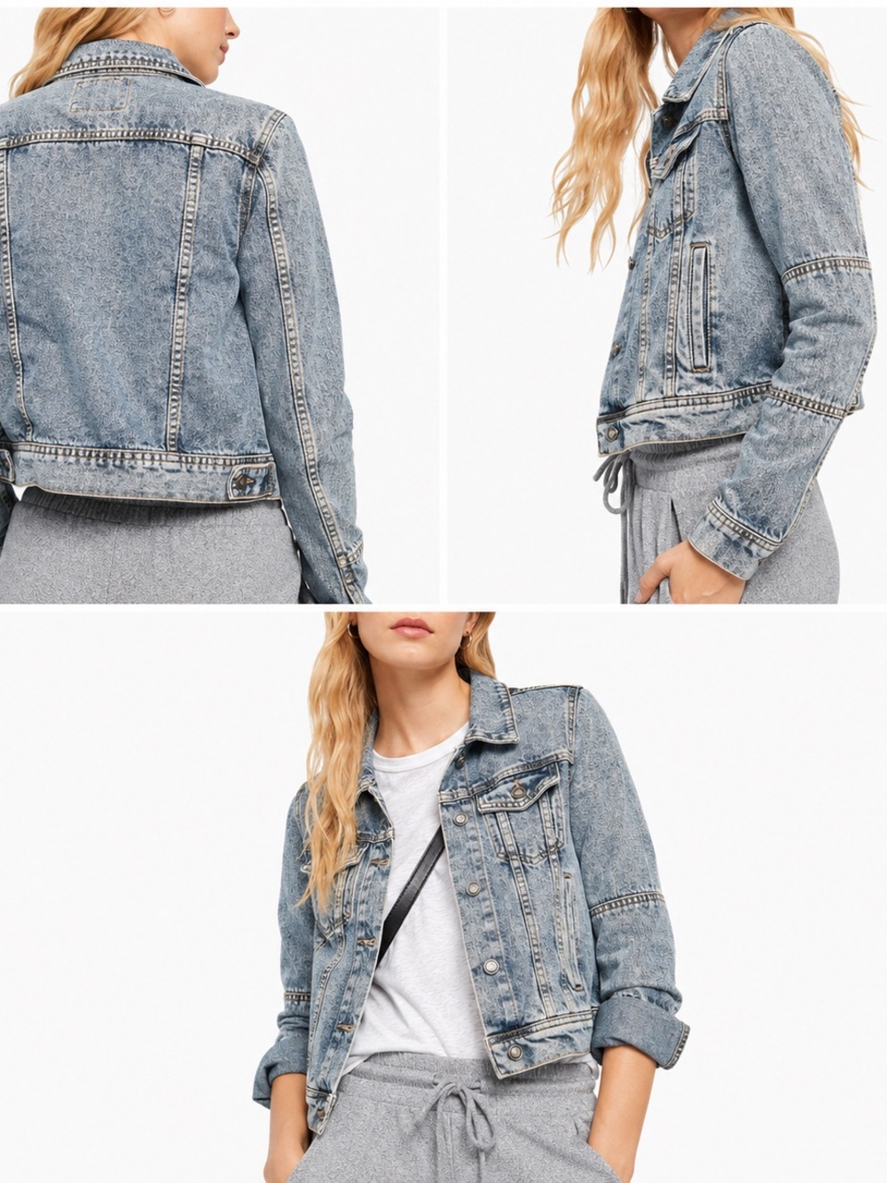 We The Free Classic Light Wash Denim Jacket